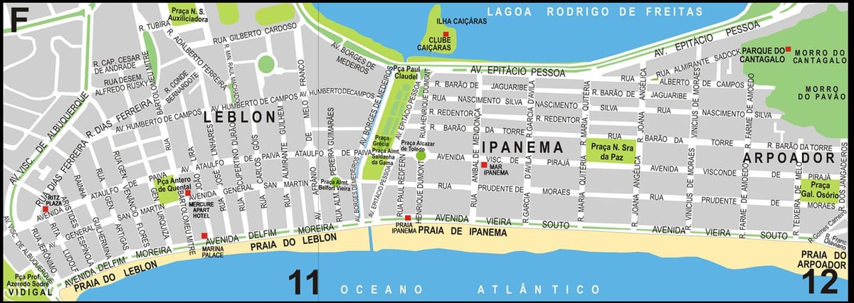 mapa de gay do Rio de Janeiro