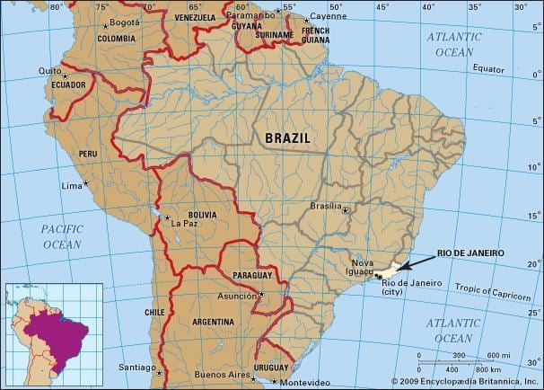 onde é o Rio de Janeiro localizado no mapa