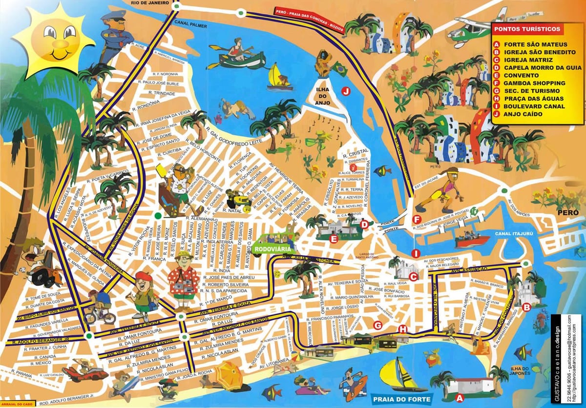 mapa de Rio de Janeiro porto de cruzeiros