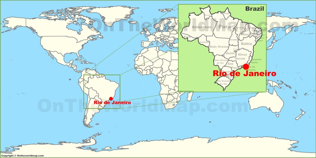 onde é o Rio de Janeiro localizado no mapa