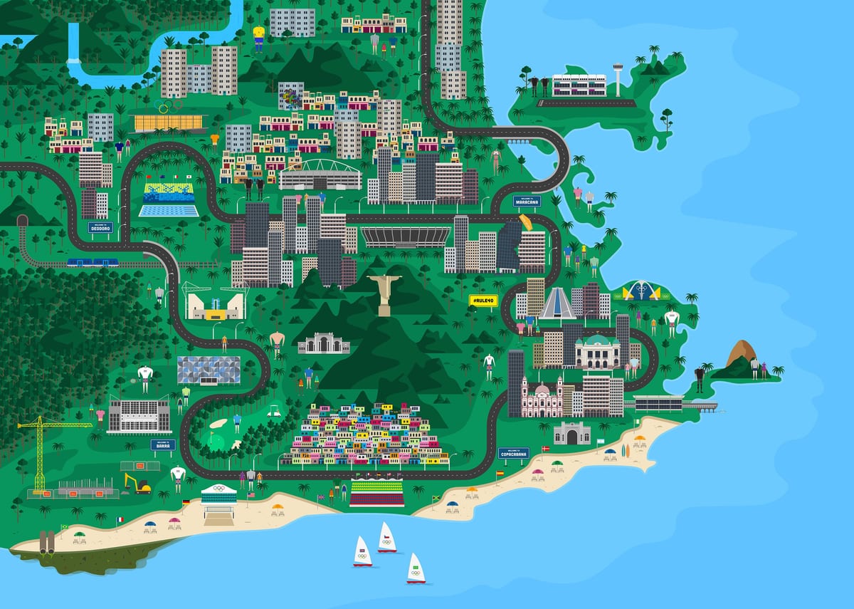 mapa interativo do Rio de janeiro